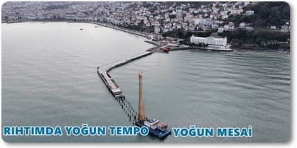 Altınordu Rıhtımın Uzatılması Çalışmaları Aralıksız Sürüyor